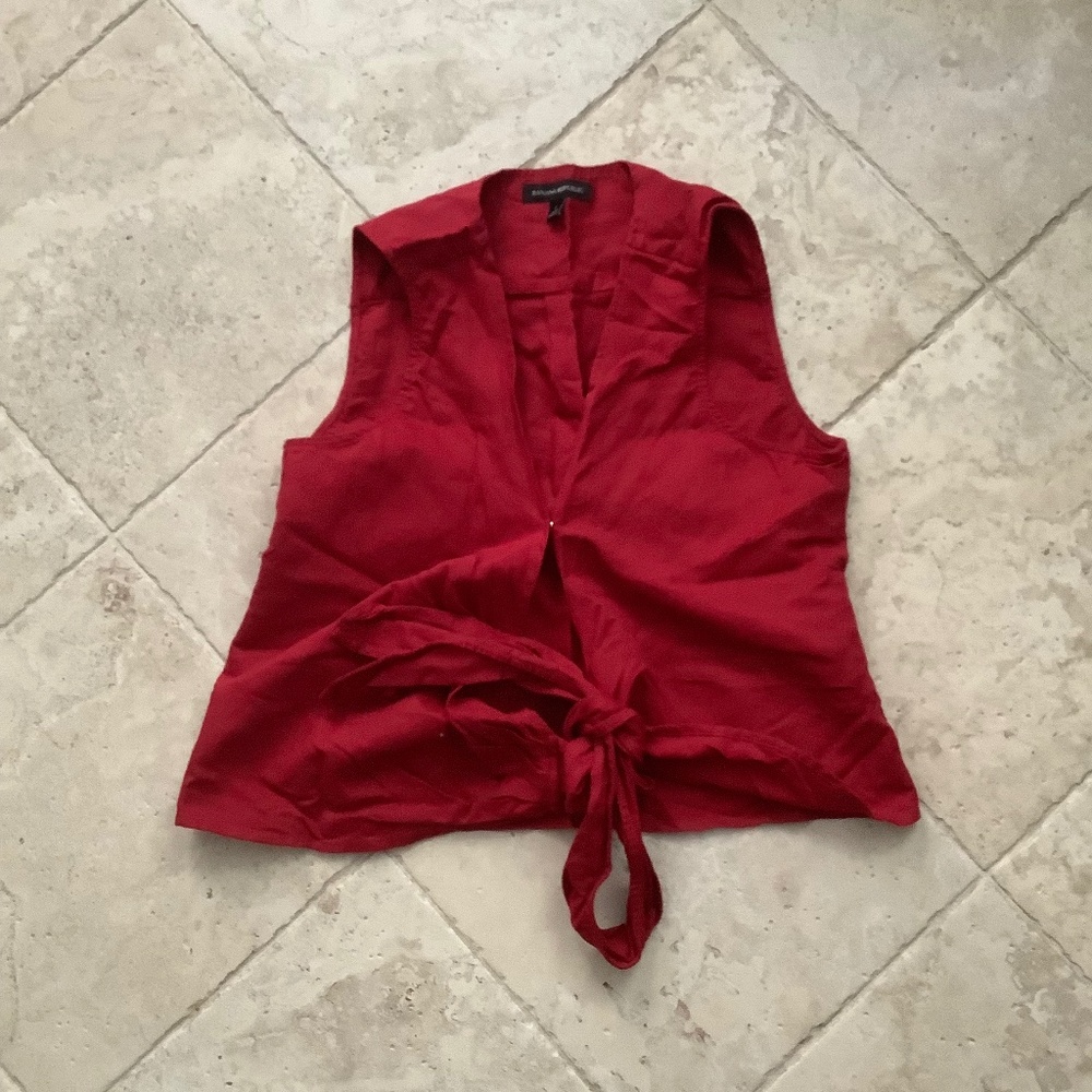 banana republic wrap tank top shell